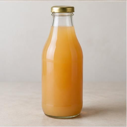 Naturally cloudy apple juice